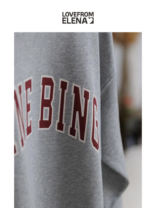 *美牌ANINE BING代工厂升级款 字母印花卫衣 商品图3