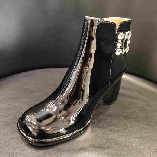 LFGJ凌介女鞋 X0407 时尚粗跟短靴 商品图6