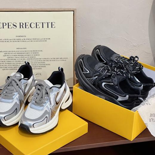 韩国PLAT BASE赵露思同款帅气7CM增高厚底老爹鞋4318 商品图3