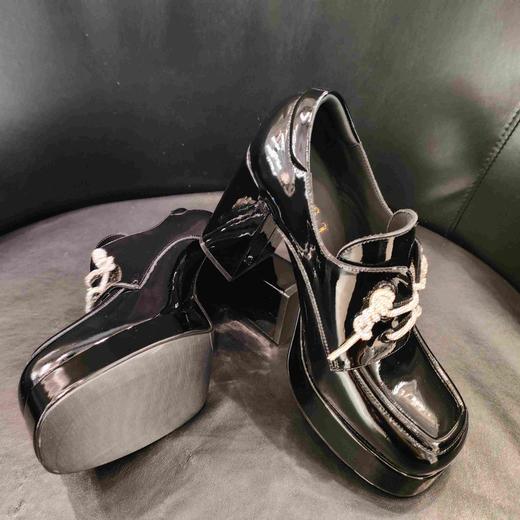 LFGJ凌介女鞋 X0104 时尚百搭粗跟鞋 商品图5