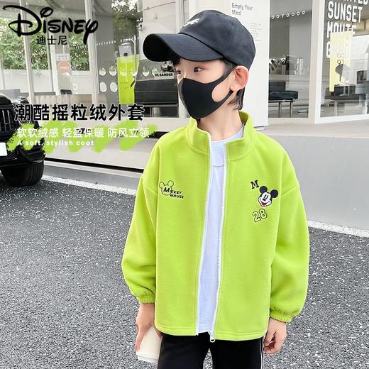 迪士尼男童外套春季儿童春装2025新款男孩上衣酷帅春秋大童棒球服 商品图1
