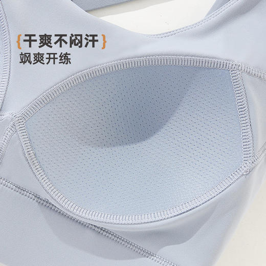 雅黛俪女士运动文胸固定杯不跑杯舒适不勒交叉美背内衣胸罩 商品图7