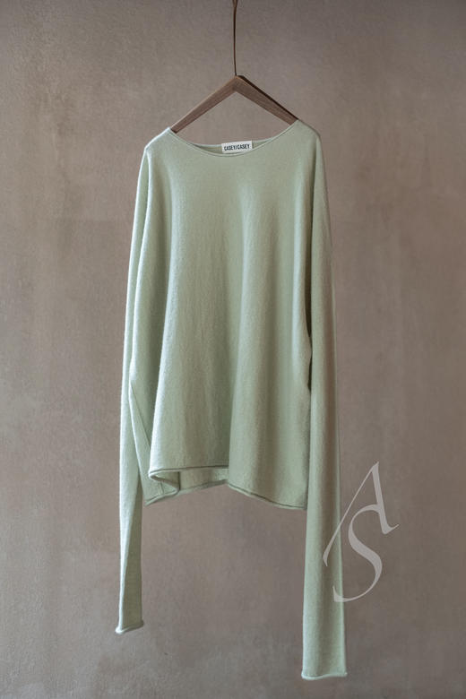 Casey Casey 25AW 开心果绿羊绒无缝针织衫 商品图5