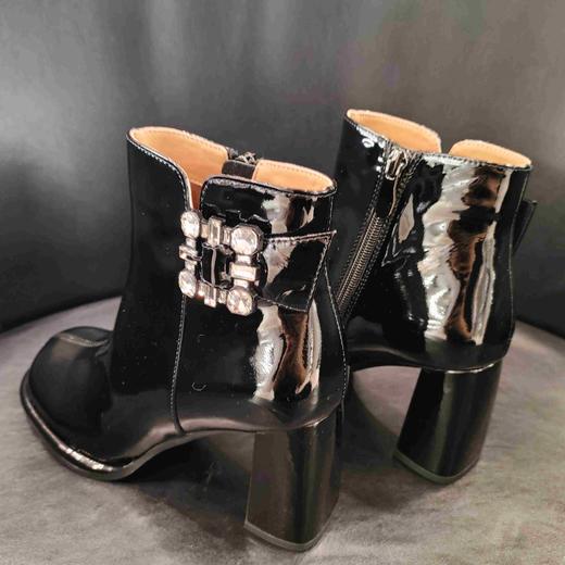 LFGJ凌介女鞋 X0407 时尚粗跟短靴 商品图9