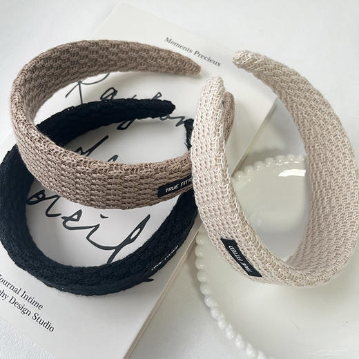 韩系毛线宽边发箍 纪念日百货门店同款164701065 商品图2