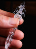 新款天然白水晶文殊智慧剑金刚铃水晶钺刀吊坠复古精雕本命年饰品项链挂件 商品缩略图4