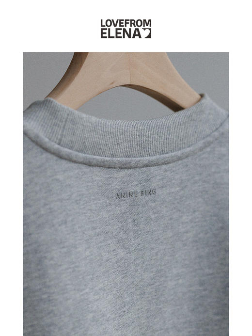 *美牌ANINE BING代工厂升级款 字母印花卫衣 商品图2