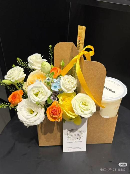 牛皮色/奶茶杯手提盒（10个） 商品图2