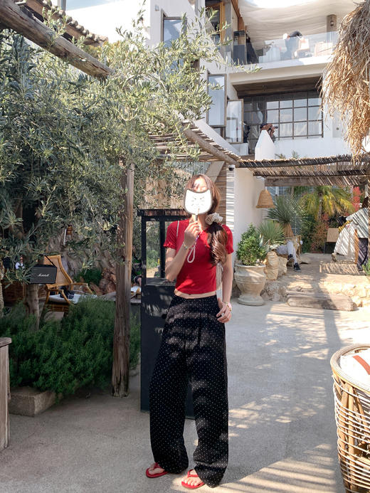 <曾小咸推荐>现货秒杀！微信超特价！设计感2色短款后背系带短袖T恤 日常89.99 立减50 秒杀39.99！ 商品图10