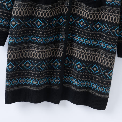 S·Y·C【雪歌】100山羊绒温柔风长款高领针织保暖大衣CYR25086 商品图4