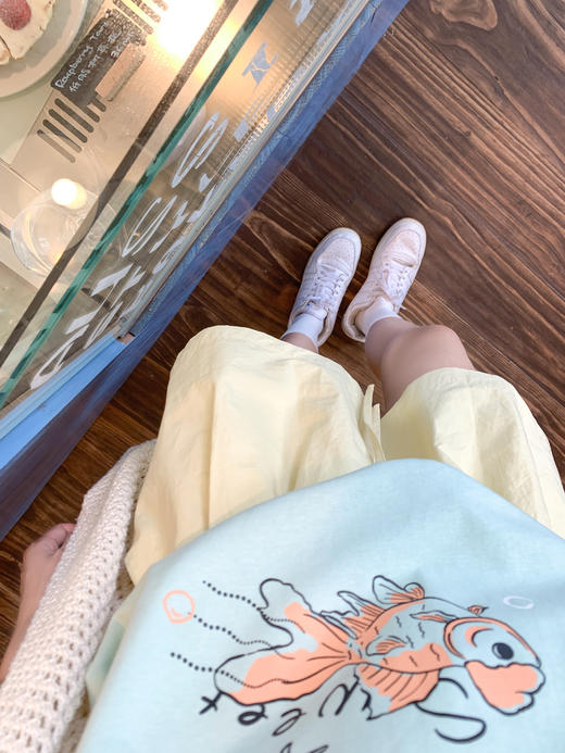 【110元任选2件】最后一波现货！海洋生物涂鸦印花T恤短袖or黄色短裤 商品图5