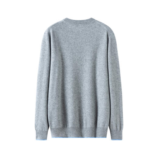 S·Y·C【绅士专享】圆领小山羊绒简约百搭宽松休闲男针织衫BABY25064 商品图1