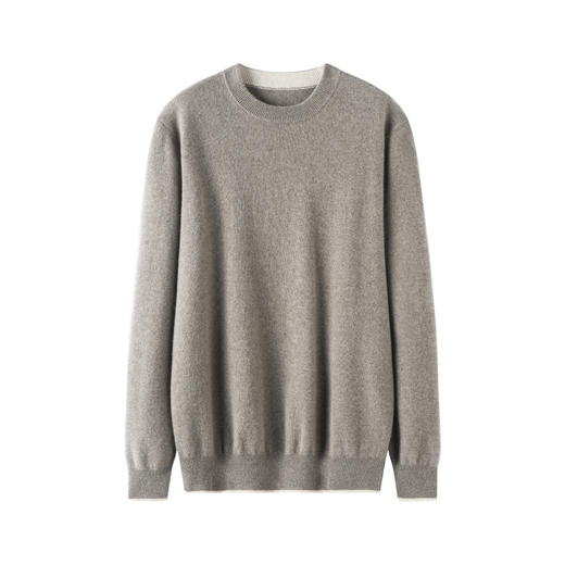 S·Y·C【绅士专享】圆领小山羊绒简约百搭宽松休闲男针织衫BABY25064 商品图2