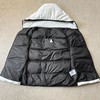 蒙口Guersac男士斜纹绗缝连帽羽绒马甲 商品缩略图5