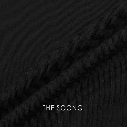 THESOONG/早秋100%绵羊毛POLO领针织衫女长袖打底衫HBMY7349 商品图6