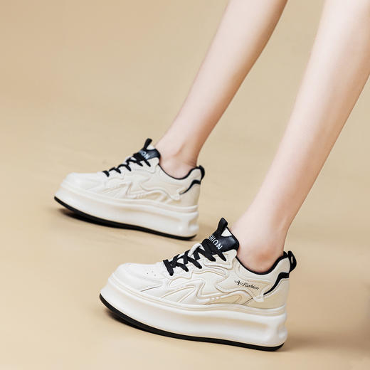 内增高老爹鞋透气休闲板鞋，运动鞋厚底坡跟单AM-5355 商品图2