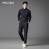 PINLI品立秋季衬衣天丝莫代尔无痕免烫抗皱一等品高级感长袖衬衫GD253113043 商品缩略图1