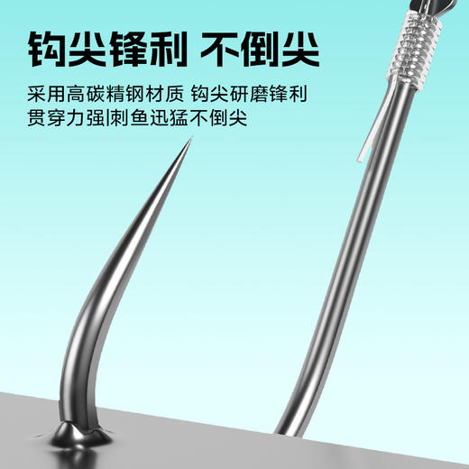 佳钓尼新关东鱼钩仕挂不易档口，鱼汛更灵敏钩尖锋利不倒尖 商品图4