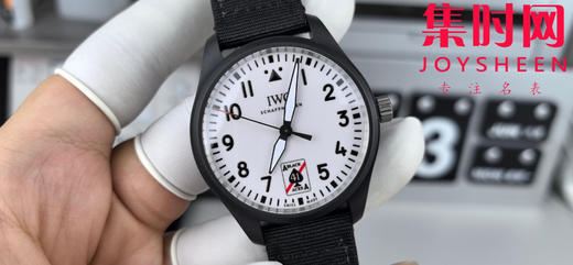 IWC万国 M+新品飞行员系列IW326905，黑陶瓷材质，男士腕表 表盘尺寸：41*11.4mm，全夜光表盘，"黑桃A"特别款 商品图0