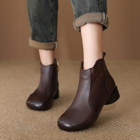 FR 85020复古马丁靴增高厚底防滑时尚短靴