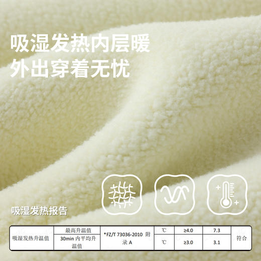 显瘦显高打底裤纯棉加绒打底裤女外穿2025秋冬款羊羔绒加厚保暖裤特厚大码小脚裤 商品图3