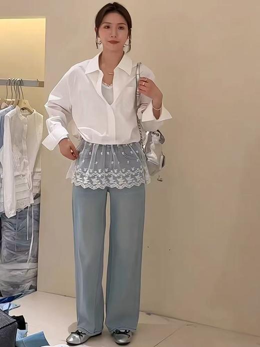 国庆特卖！套装！【秋上新】8826 100%棉精致两件套上衣-喜出 商品图2