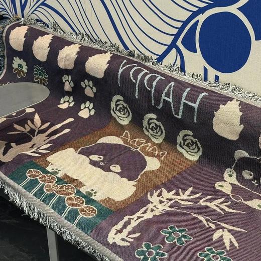 手工织造日韩爆火款，开团捡漏15.9，出口日韩外贸原单多功能沙发巾 亚马逊同款就要189一条了，传统织法 正反双面可用 复古高颜值 随便放哪里都很美基地直邮 商品图5