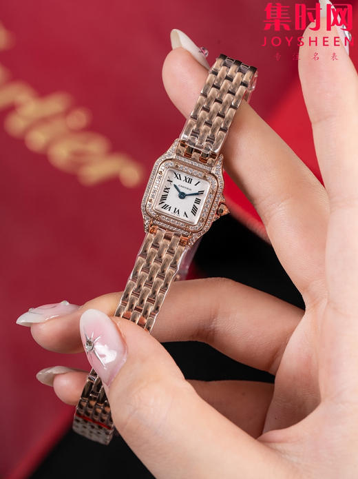 卡地亚猎豹系列 猎豹迷你 表盘尺寸19mm*25mm 女士腕表 原版瑞士进口石英机芯 商品图2