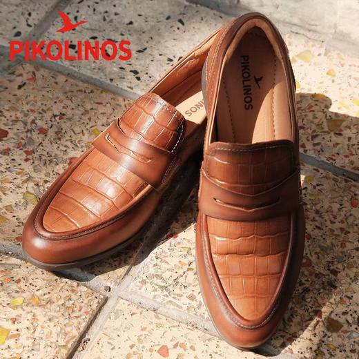 【Pikolinos】 B3F  |  派高雁25秋季牛皮套脚纯色中粗跟乐福鞋PL252713 商品图3