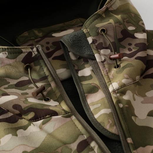 军茑风橘皮迷彩软壳夹克战术冲锋衣外套 商品图6