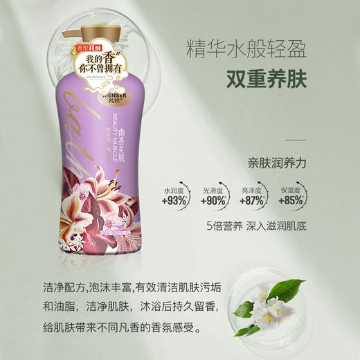 名丝贵族香水洗发水持久留香清爽去屑洗发露氨基酸沐浴露护发素 商品图3