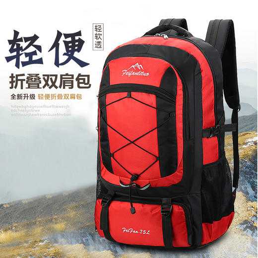 新品户外登山包大容量旅行背包打工行李背包轻便徒步登山包 商品图0