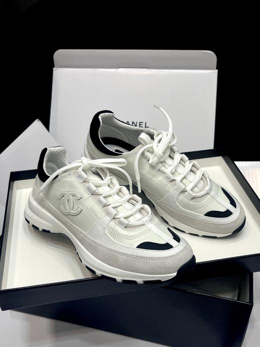 xx71-CHANE香奈儿25A 小牛皮圆头系带低帮生活休闲鞋女款 (MT) 商品图0