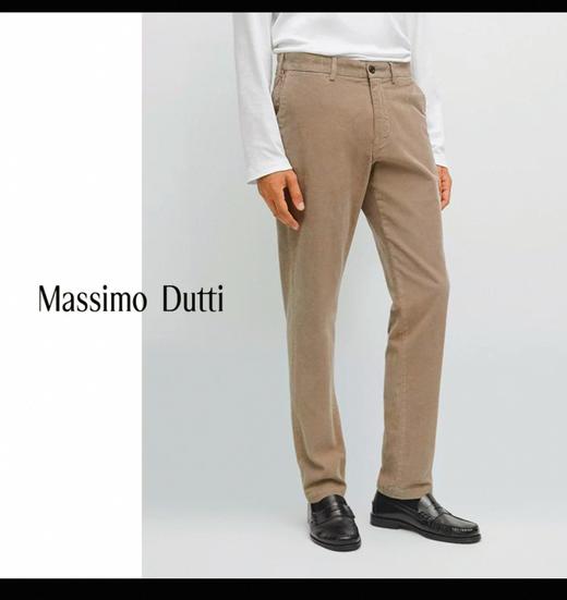 元单 Mass1mo dutt1 男裤斜纹灯芯绒 休闲长裤 XXK205 商品图0