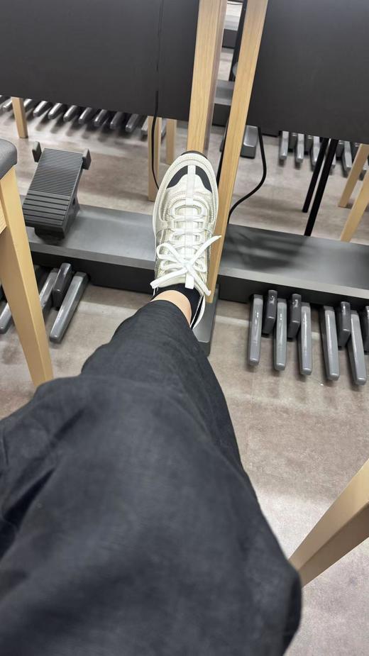 XX56-香奈儿 25A 小牛皮 圆头系带 低帮 生活休闲鞋 女款 浅金色（KS*MM） 商品图2