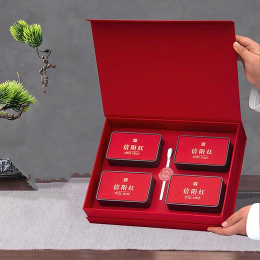 本味好茶【4听信阳红+茶勺.自然礼物】25元1套.整箱16套 商品图1