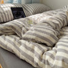 【全棉色织皱皱纱四件套】全棉皱皱纱条纹四件套A类双层纱套件民宿柔软床品 商品缩略图11