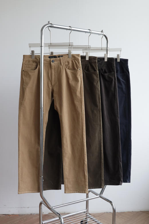 元单 Mass1mo dutt1 男裤斜纹灯芯绒 休闲长裤 XXK205 商品图3