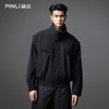 PINLI品立2025秋季新款简约宽松立领夹克外套潮牌复古休闲男茄克GD253104105 商品缩略图2