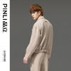 PINLI品立秋季新品西装领休闲夹克男士纯色潮牌短款夹棉外套B233104043 商品缩略图2