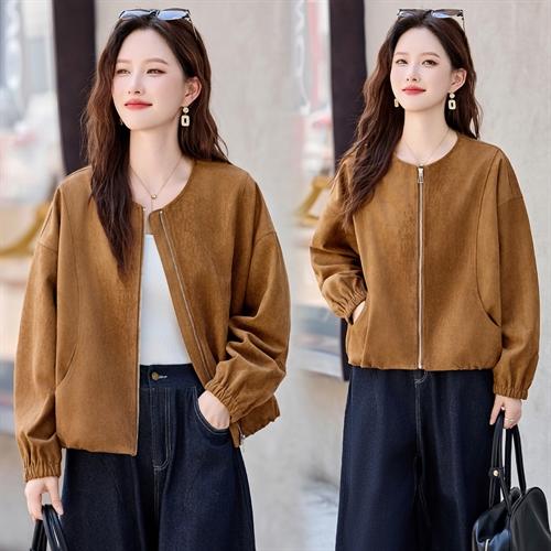 时尚潮流，休闲麂皮绒外套HR-XXM915 商品图1