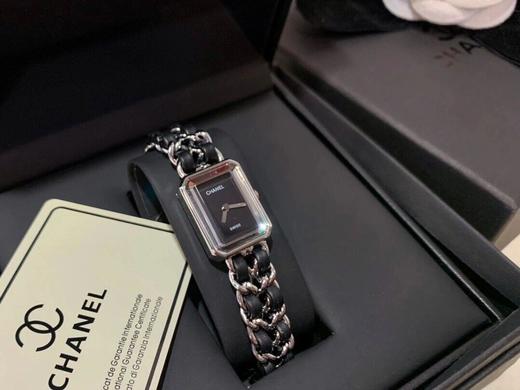 TB47-香奈儿 CHANEL PREMIERE 腕表 石英机芯 精钢皮革表带 黑色表盘 女表 时尚潮流(SH) 商品图5
