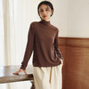 半高领天丝棉麻，打底衫长袖内搭上衣QM-6556 商品缩略图0