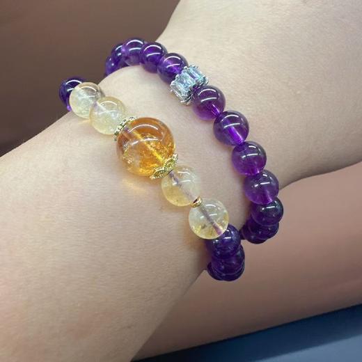 巴西紫水晶+黄阿赛＆11mm黄塔晶手串 商品图2