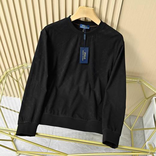 Ralph Lauren拉夫劳伦保罗25s最新款刺绣小标圆领卫衣提花T恤 商品图4