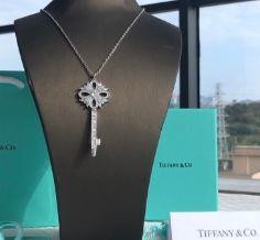 TB64-TIFFANY & CO.蒂芙尼 Keys 系列 Tiffany Victoria 钥匙吊坠 项链 女款（XK） 商品图5