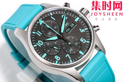 新品万国IWC TW飞行员计时系列 梅赛德斯AMG工程师强强联手IW388108 F1赛车 马石油绿 表径41mm 男士腕表 商品图2