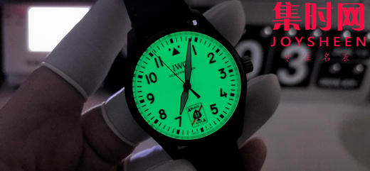 IWC万国 M+新品飞行员系列IW326905，黑陶瓷材质，男士腕表 表盘尺寸：41*11.4mm，全夜光表盘，"黑桃A"特别款 商品图7
