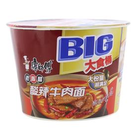 康师傅BIG桶酸辣牛肉面115克/桶
