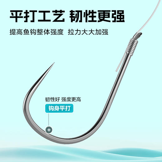 佳钓尼新关东鱼钩仕挂不易档口，鱼汛更灵敏钩尖锋利不倒尖 商品图3